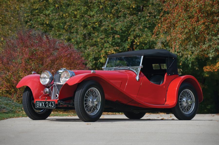  Jaguar SS100 Roadster 1937 года  (фото 1 из 16)